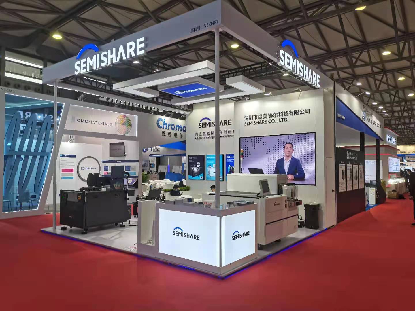 Empowering the Core Future｜SEMISHARE Technology 2021  Shanghai SEMICON exhibition with excitement