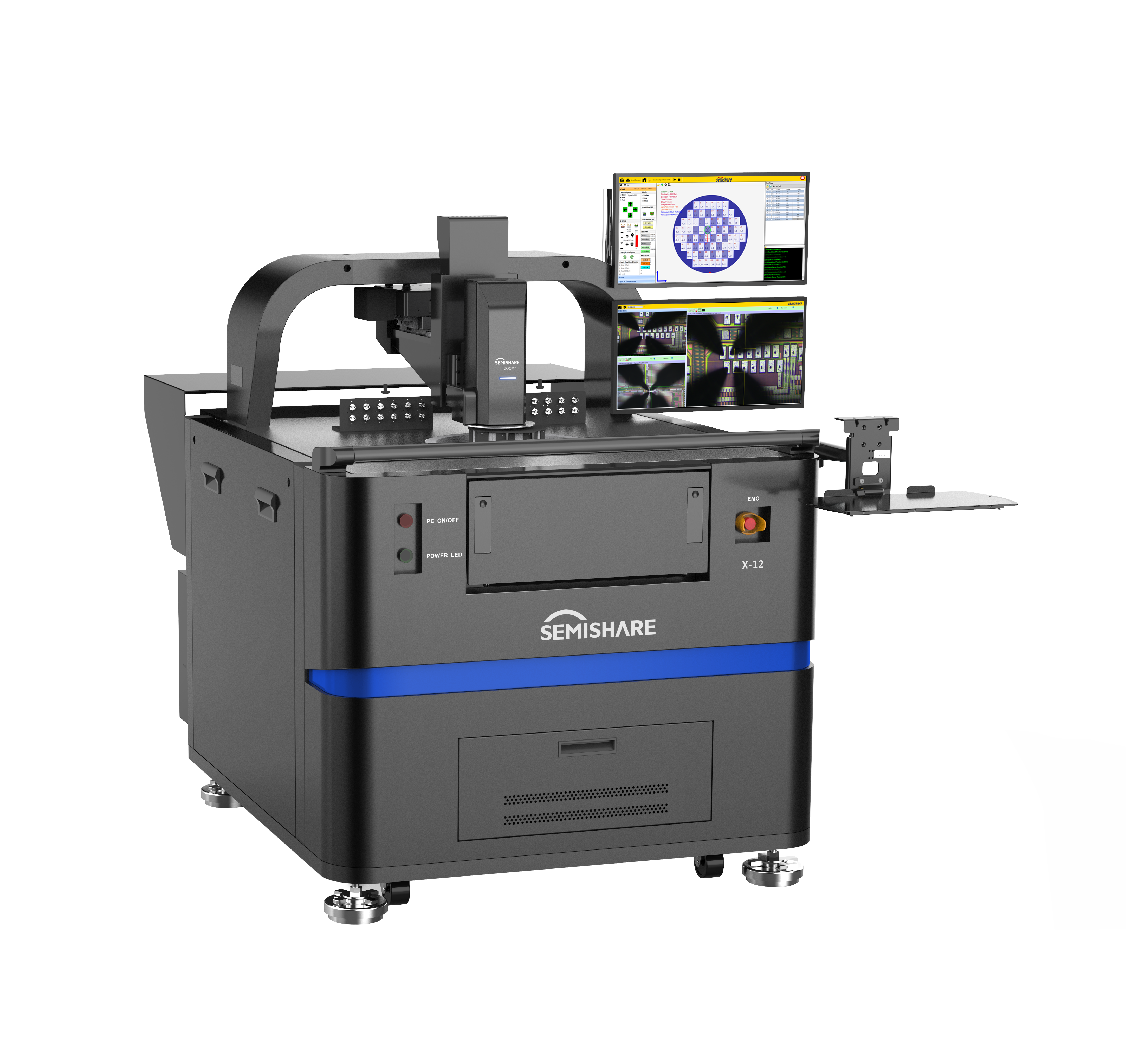 Test and analysis of VCSEL wafer optical parameters