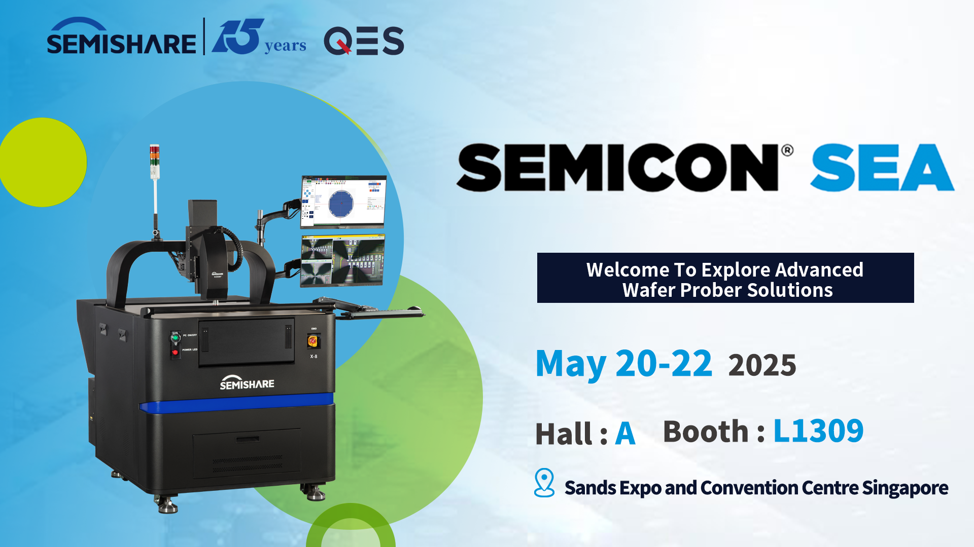 Welcome to join us at SEMICON Southeast Asia 2025